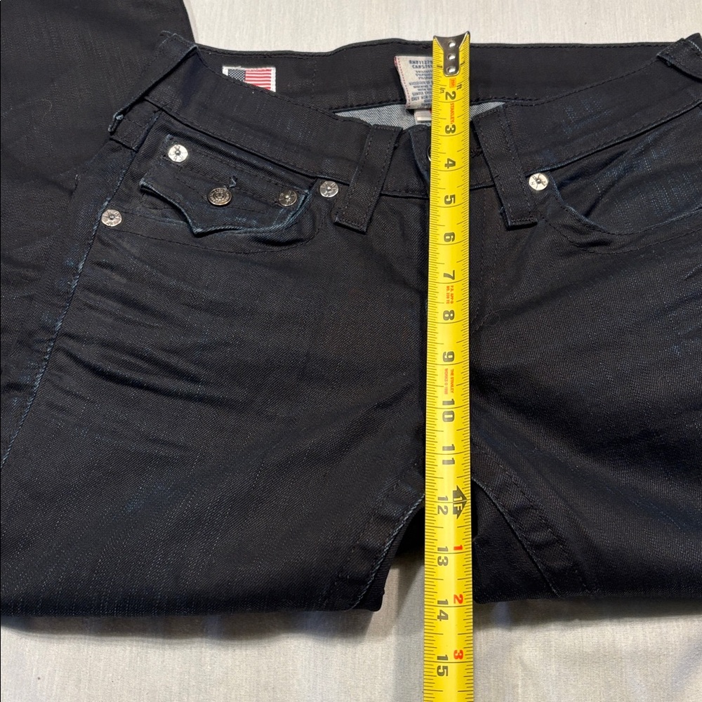 True Religion Men's Relaxed Jeans - Dark Gray - Picture 11 of 13